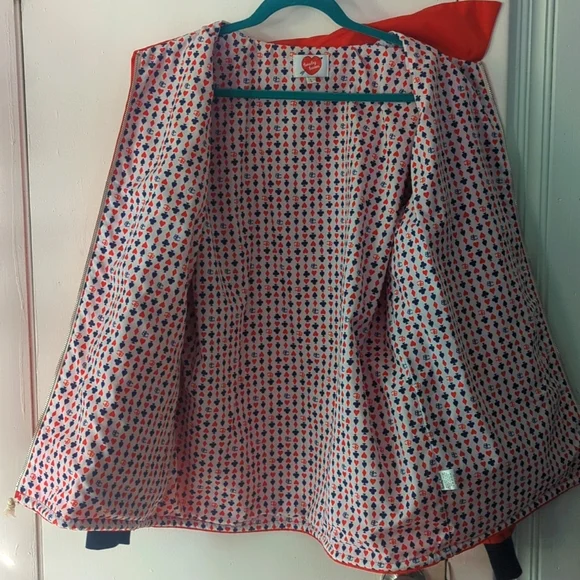 EUC Tuesday Bassen/ Tuesday of California sz L Queen of Hearts Jacket - Picture 5 of 9